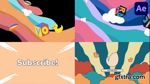 Videohive Funny Clouds Logo for After Effects 53613927 Videohive Funny Clouds Logo for After Effects 53613927