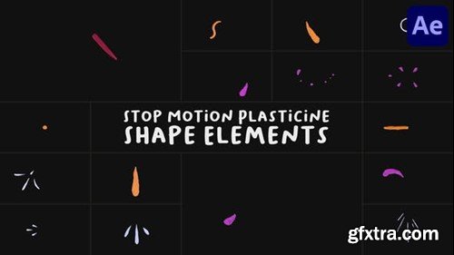 Videohive Stop Motion Plasticine Shape Elements for After Effects 53578136 Videohive Stop Motion Plasticine Shape Elements for After Effects 53578136