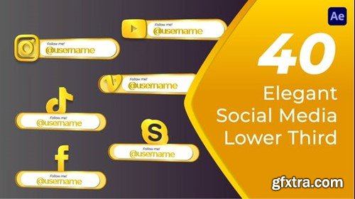 Videohive Elegant Social Media Lower Third 53579276 Videohive Elegant Social Media Lower Third 53579276