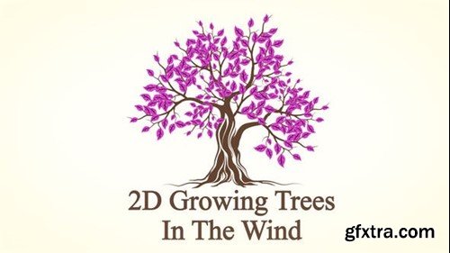 Videohive 2D Growing Trees In The Wind 53543282 Videohive 2D Growing Trees In The Wind 53543282