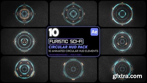 Videohive 10 Futuristic Sci-fi Circular HUD Pack 53746031 Videohive 10 Futuristic Sci-fi Circular HUD Pack 53746031