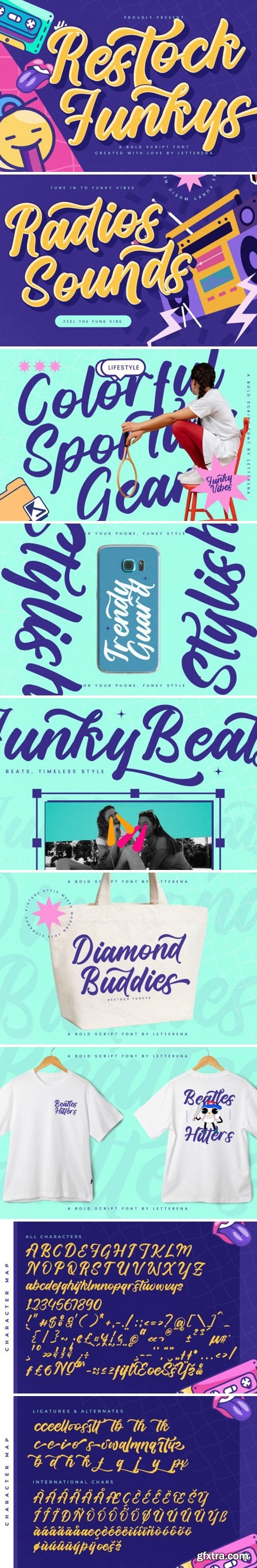 Restock Funkys Font