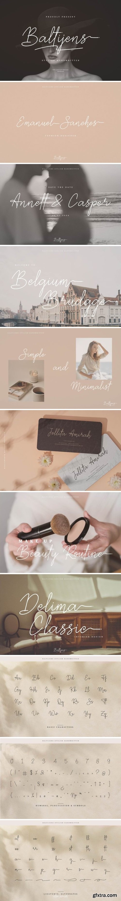 Baltijens Font Baltijens Font