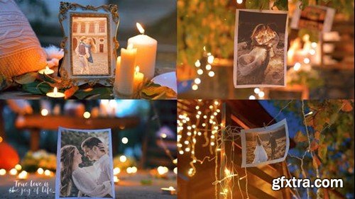 Videohive Wedding Photo Gallery -Autumn Night Garden 34629956 Videohive Wedding Photo Gallery -Autumn Night Garden 34629956