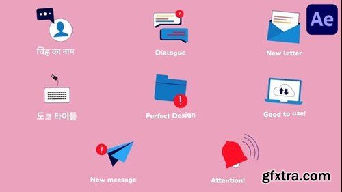 Videohive Communication Icons And Titles for After Effects 53783017 Videohive Communication Icons And Titles for After Effects 53783017