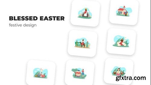 Videohive Blessed Easter - Festive Design 53706718 Videohive Blessed Easter - Festive Design 53706718