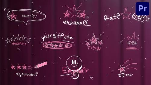 Drawn Rates Titles for Premiere Pro - 53732810