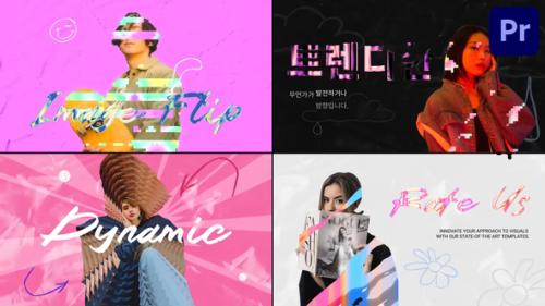 Image Flip Slides | Premiere Pro MOGRT - 53734999