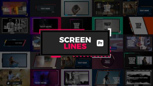 Screen Lines for Premiere Pro - 53739079