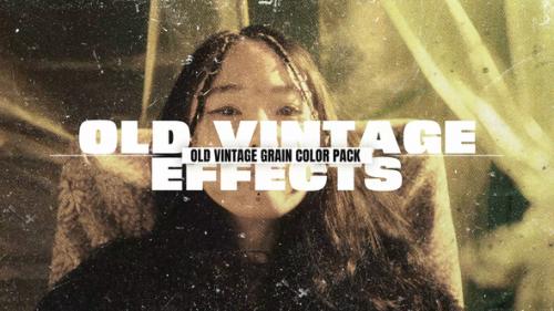 Old Vintage Grain Color Efects Pack | MOGRT - 53744060