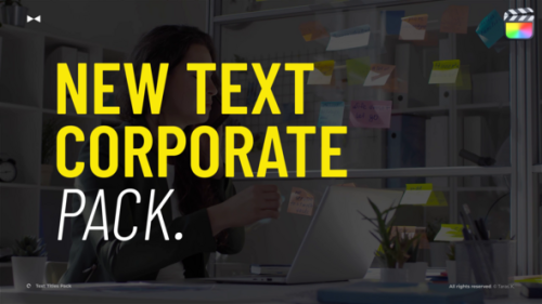 Text Titles Pack FCPX - 53746233