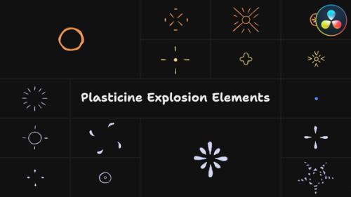 Plasticine Explosion Elements | DaVinci Resolve - 53767234