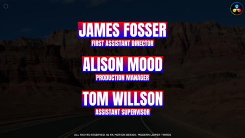 Lower Thirds | DaVinci Resolve - 53604769