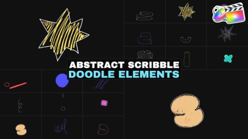 Abstract Scribble Doodle Elements | FCPX - 53616294