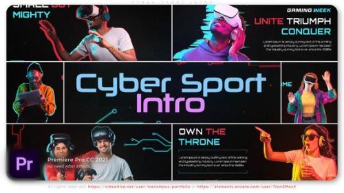 Cyber Sport 4K Intro - 53673168