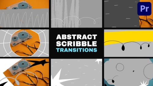 Abstract Scribble Transitions for Premiere Pro - 53684791