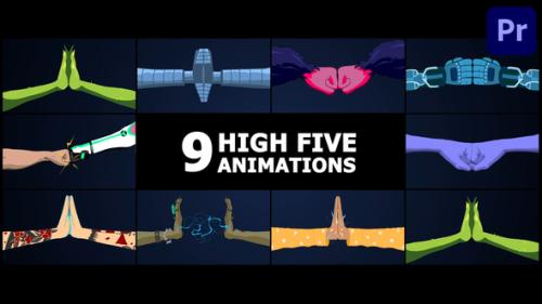 High Five Animations for Premiere Pro - 53685539