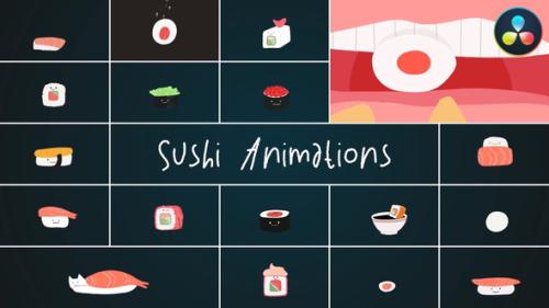 Sushi Animations for DaVinci Resolve - 53688586
