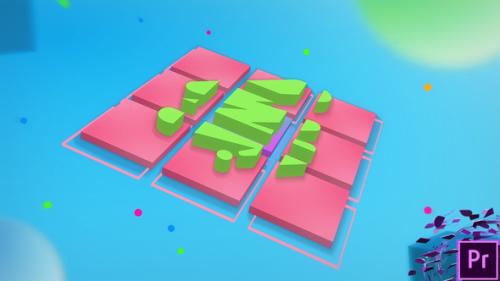 3D Mosaic Color Logo - 53714058