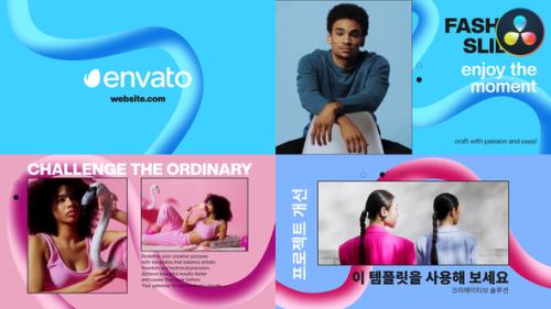 Gradient Fashion Slides for DaVinci Resolve - 53632121