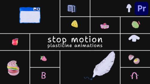 Stop Motion Plasticine Animations | Premiere Pro MOGRT - 53632669