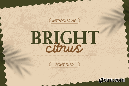 Bright Citrus - Font Duo YF7JMGV Bright Citrus - Font Duo YF7JMGV