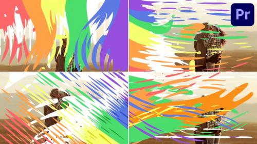 Rainbow And LGBTQ Seamless Transitions | Premiere Pro MOGRT - 53643527