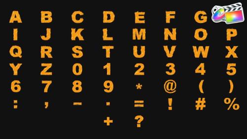 Cartoon Fire Typeface | FCPX - 53861465