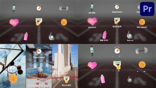 Sport Icons And Titles for Premiere Pro - 53861684