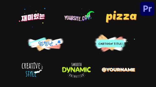 Colorful Dynamic Titles for Premiere Pro - 53862521