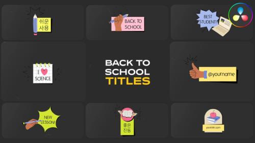 School Education Titles for DaVinci Resolve - 53862877