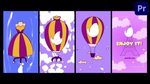 Vertical Travel Morphing Logo for Premiere Pro - 53863181