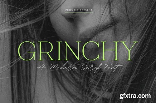 Grinchy - Modern Elegant Serif Font NRW2AFB Grinchy - Modern Elegant Serif Font NRW2AFB