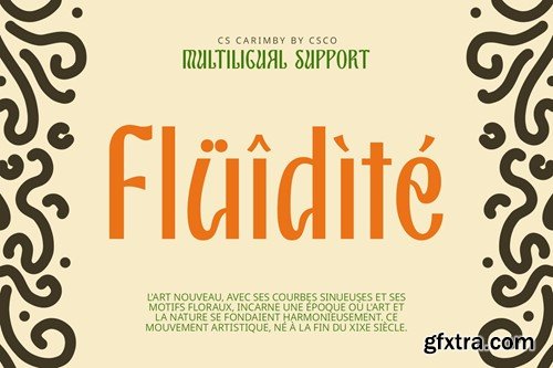 CS Carimby – Art Nouveau Font CG7K8DN