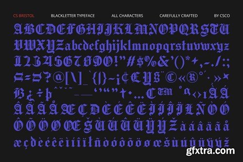CS Bristol – Blackletter Font UAZMHQJ CS Bristol – Blackletter Font UAZMHQJ