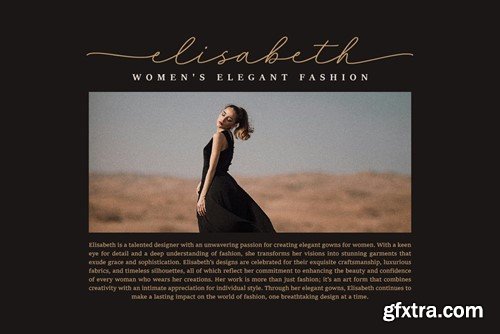 La Karley - Elegant Handwritten Script Font PJZX5A6 La Karley - Elegant Handwritten Script Font PJZX5A6