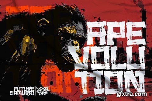 Future Samurai - Rough Brush Font RDR4G9D Future Samurai - Rough Brush Font RDR4G9D