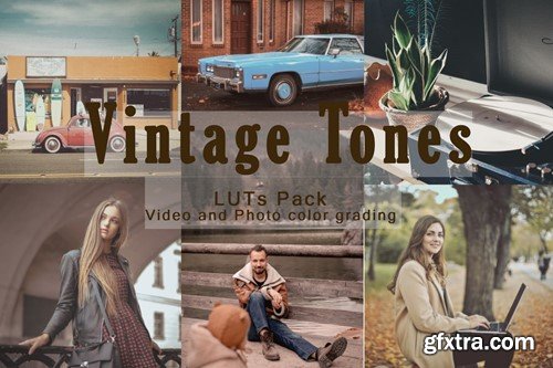 Vintage Tones | LUTs Pack UPACSJJ Vintage Tones | LUTs Pack UPACSJJ