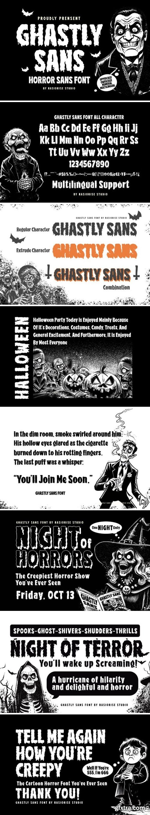 Ghastly Sans Font Ghastly Sans Font