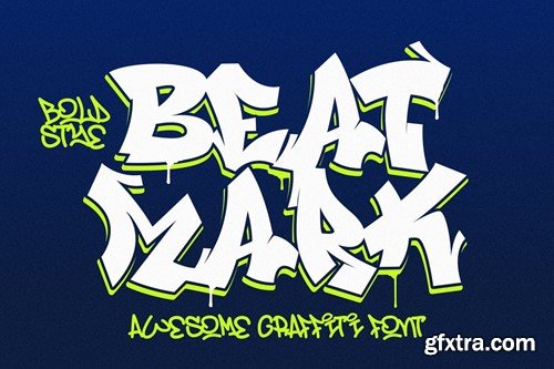 Beat Mark - Awesome Graffiti Font JJMYDU9 Beat Mark - Awesome Graffiti Font JJMYDU9