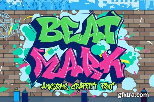 Beat Mark - Awesome Graffiti Font JJMYDU9 Beat Mark - Awesome Graffiti Font JJMYDU9