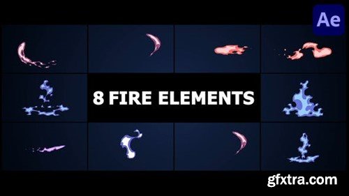 Videohive Fire Elements for After Effects 54084635 Videohive Fire Elements for After Effects 54084635