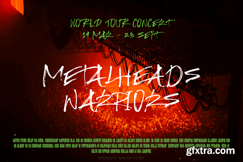 Brosgty Brush Font 6E28DLR Brosgty Brush Font 6E28DLR