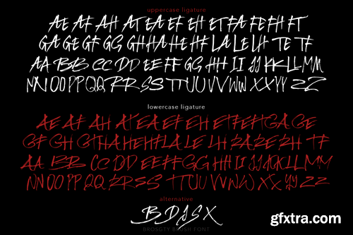 Brosgty Brush Font 6E28DLR Brosgty Brush Font 6E28DLR
