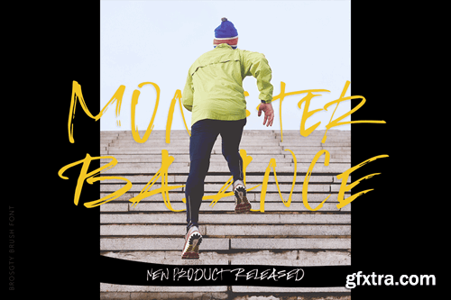 Brosgty Brush Font 6E28DLR Brosgty Brush Font 6E28DLR