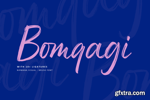 Bomqagi Brush - Script Logo Font WK973WA Bomqagi Brush - Script Logo Font WK973WA
