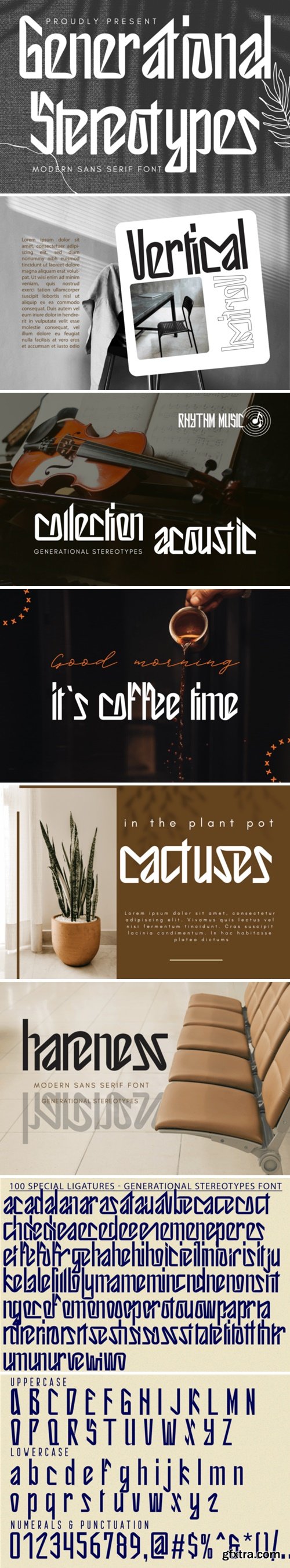 Generational Stereotypes Font Generational Stereotypes Font