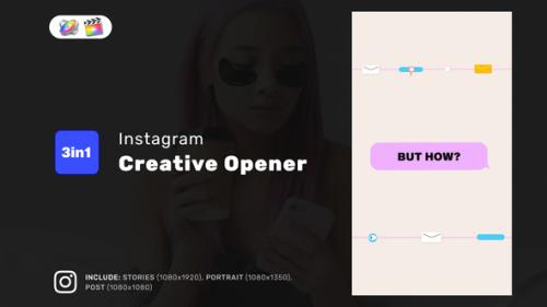 Creative Opener Vertical Reel for FCPX - 53956541