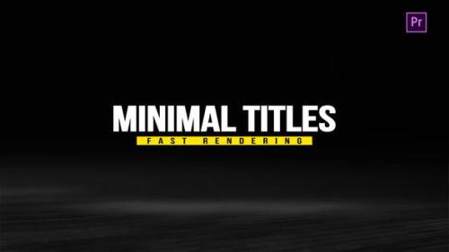 Minimal Titles Pack - 29097936