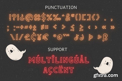 Neon Halloween - Display Font ZKCT5AD Neon Halloween - Display Font ZKCT5AD